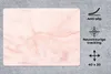 MuchoWow® Mauspad Mousepad Marmor - Rosa - Linie 40x30 cm - Produktbild-Vorschau 2