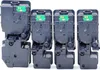 Four black toner cartridges are lined up against a white background. Produktbild-Vorschau