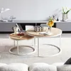 H.J WeDoo Couchtisch rund für Wohnzimmer 2er Set, Produktbild-Vorschau 1