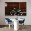 MuchoWow® Poster Grünes Fahrrad vor dem Tor 180x120 cm - Produktbild-Vorschau 5