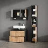 Badschrank Livinity Ronco Goldkraft Eiche/Anthrazit 30 x Produktbild-Vorschau 5