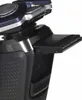 Close-up view of a black electric shaver with a pop-up trimmer extended. Produktbild-Vorschau