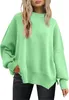 ASKSA Damen Pullover Rundhals Oversized Strickpullover Produktbild-Vorschau 1