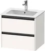 Duravit Ketho.2 Wastafelonderkast 61x48x55 cm Supermat Wit Produktbild-Vorschau 1