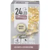 Guirlande 24 Leds Lumiere Chaude Cable Transparent 2,30m Voir les images du produit 11