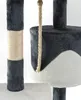lionto Kratzbaum für Katzen 112 cm hoch, mit Höhle, Produktbild-Vorschau 4