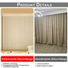 A split image showing two types of curtains, one with a vertical ribbed texture and the other with a more traditional pleated look. Text compares the features of 'Improved Style Curtains' with 'Ordinary Style Curtains'. Náhled obrázku produktu