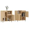 vidaXL Sideboards 2 pcs. chêne Sonoma bois composite Voir les images du produit 3