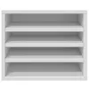 vidaXL Stolní organizér bílý 36x26x29,5 cm Materiál na bázi Náhled obrázku produktu 4
