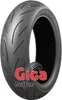 A motorcycle tire is shown against a white background. Produktbild-Vorschau