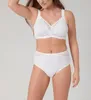 Triumph Damen Bügelloser BH Modern Lace+Baumwolle - WHITE - Produktbild-Vorschau 15