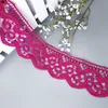 Häkelspitze 8,5cm breit Spitzenband Baumwolle Magenta Produktbild-Vorschau 1