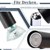 ZMH Deckenstrahler LED GU10 Rund 3 Flammig schwarz 350° Produktbild-Vorschau 5