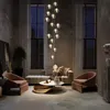 ZMH Hanglamp voor eettafel, 15-lichts, glazen pendellamp, Productafbeelding-voorbeeld 2