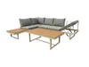 greemotion Gartenlounge-Set Lima Aluminium beige grau mit Produktbild-Vorschau 4