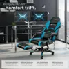 Závodní kancelářská židle Comodo s podnožkou - Náhled obrázku produktu 17
