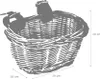 Bandits & Angels Laufrad aus Metall mit Weidenkorb mint ab Produktbild-Vorschau 10