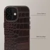 Custodia posteriore Selencia Croco con MagSafe per Apple Anteprima dell’immagine prodotto 3