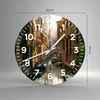 Wanduhr - Rund - Glasuhr - Venedig Brücke Wasser Haus - Produktbild-Vorschau 3