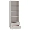 Highboard HAMAR Weiß 60x35x180 cm Massivholz Kiefer Produktbild-Vorschau 5