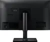The back view of a black Samsung monitor on a white background. Produktbild-Vorschau