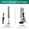 Housse de protection Sekey pour parasol, fermeture éclair, Voir les images du produit 3