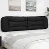 vidaXL Coussin de tête de lit "Hvar" noir 200 cm similicuir Voir les images du produit 2