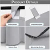 2 sztuki zasłon zewnętrznych, wodoodpornych, z zapięciem na Podgląd zdjęcia produktu 3