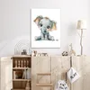 Leinwand Bilder 60x80 cm - Kinder Tiere - Elefant, Bilder, Produktbild-Vorschau 4