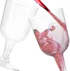 com-four® 16x Mehrweg Weinkelch - transparente, stapelbare Produktbild-Vorschau 2