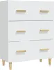vidaXL Příborník bílý 70x34x90 cm Materiál dřeva Náhled obrázku produktu 2