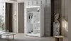 Schwebetürenschrank Letto III 100 cm mit Spiegel - Groß Produktbild-Vorschau 2