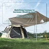 Qunature Campingzelt 250cm*236cm Outdoor Pavillon Markise, Produktbild-Vorschau 2