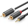 Ugreen UGREEN AV102 2x RCA cable (Cinch) jack 3.5 mm 1.5m Anteprima dell’immagine prodotto 5