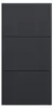 Selsey VELDIO - Wand-Schuhschrank mit 3 Klappen, Schwarz, Produktbild-Vorschau 5