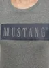 MUSTANG Damen, T-Shirt Alina C Logo Tee, S, Grau, sport, Produktbild-Vorschau 4