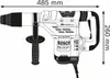 Bosch GBH 5-40 DCE, 485 mm, 260 mm, 6.8 kg Produktbild-Vorschau 19