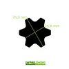 76 CM Lame de tondeuse pour MTD Minirider 76 RDE Voir les images du produit 3