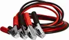 A coiled set of red and black jumper cables with silver clamps. Náhled obrázku produktu