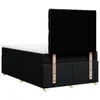 Boxspringbett mit Matratze Schwarz 120x190 cm Stoff Produktbild-Vorschau 8