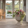 Sierliche taupe Blumentopf auf Fuß für innen und außen, Produktbild-Vorschau 6