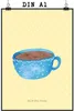 Mr. & Mrs. Panda Bild Kaffee Tasse DIN A1 - Gelb Pastell - Produktbild-Vorschau 1