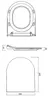 Cersanit City Oval Toilettensitz (K98-0146) Anteprima dell’immagine prodotto 6