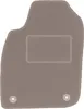Fahrerfußmatte Velours beige passend für Audi A6 C5 Produktbild-Vorschau 1