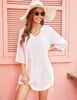Damen Bikini Cover Up Strandkleid Sommerkleid Strandkleid Produktbild-Vorschau 2