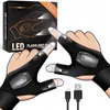 LED Angeln Handschuhe mit Wasserdichtem Licht Taschenlampen Produktbild-Vorschau 1