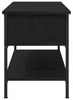 vidaXL Meuble TV noir aspect chêne 100 x 35 x 45 cm Voir les images du produit 6