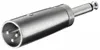 Goobay 27452, XLR, 6.35 mm, Srebrny Podgląd zdjęcia produktu 1