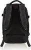 The back view of a black backpack. Produktbild-Vorschau