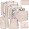 Aufbewahrungstaschen 8-teiliges Set Reise-Organizer Produktbild-Vorschau 1